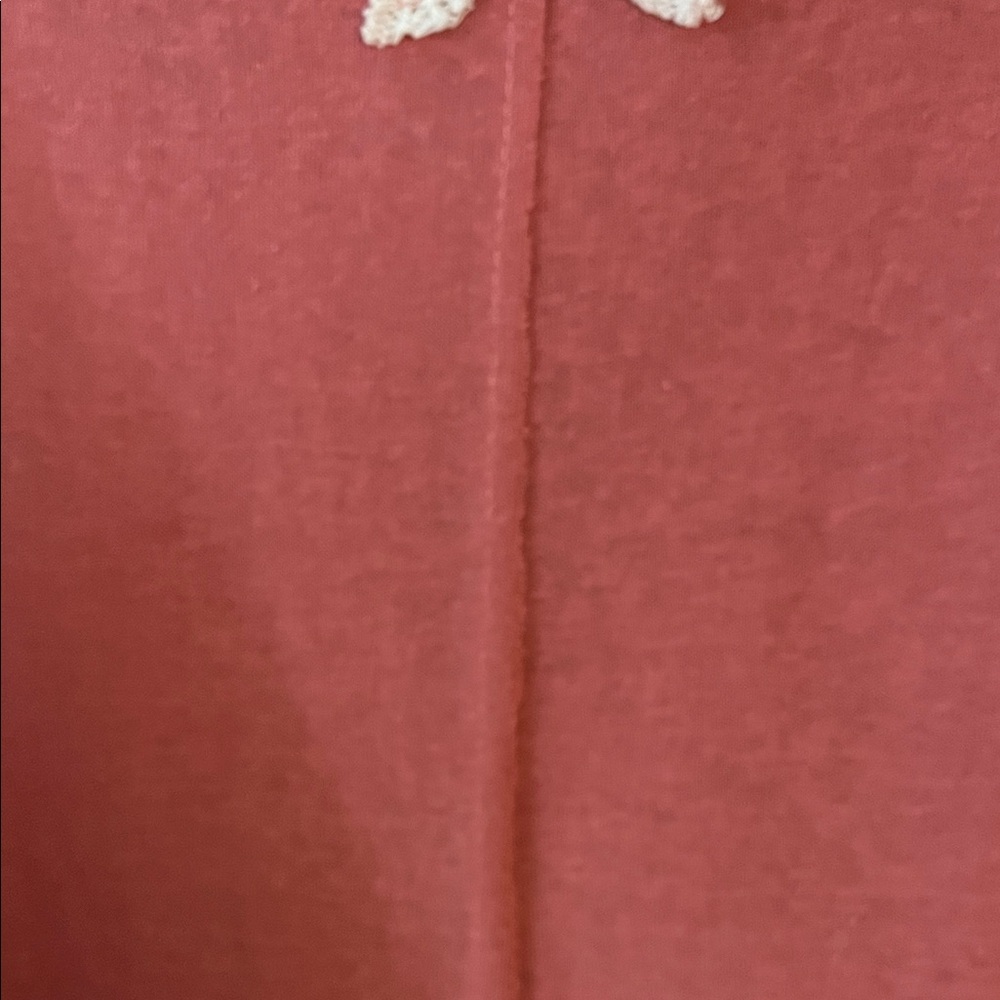 POL Mauve-Pink-White Star Appliqué Long Sleeve w/Scoop Neck & Open Work Accents - Picture 12 of 14
